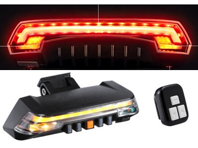 Zadní světlo APLUS UNIVERSAL E-BIKE/E-SCOOTER (BL03) + REMOTECONTROLER